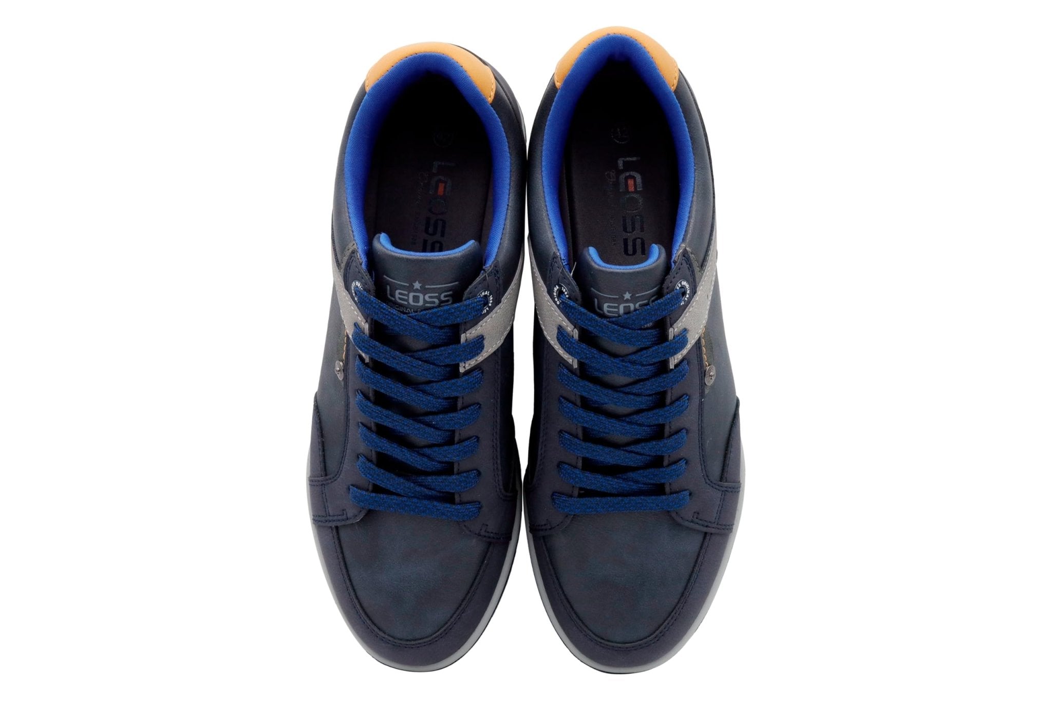 LEOSS ORIGINAL Scarpe da Ginnastica Uomo Sneaker con Lacci Scarpe da Città Scarpe da Escursionismo Casual Scarpe da Walking in Pelle Sportive