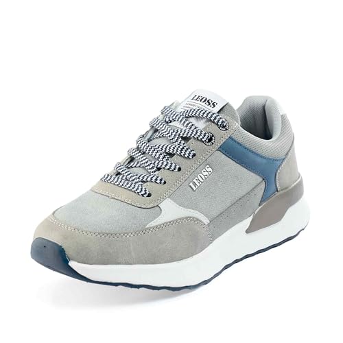 LEOSS ORIGINAL Sneakers Jogging Fitness Sportive Scarpe Casual Traspiranti da Uomo con Lacci Sneakers