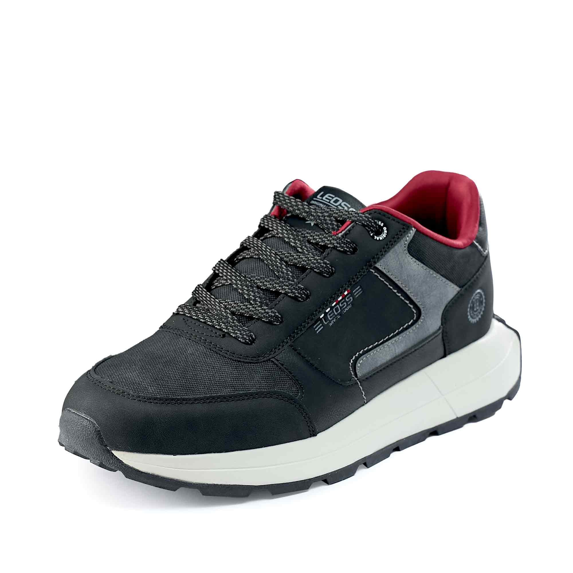 LEOSS ORIGINAL Zapatillas de deporte para hombre, zapatillas con cordones, zapatos de ciudad, zapatos de senderismo informales, zapatos de caminar de cuero deportivos