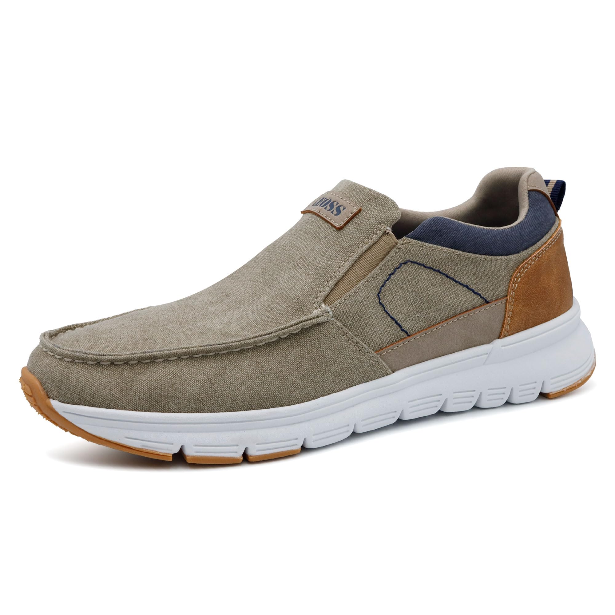 LEOSS ORIGINAL Zapatillas de Hombre Casual Transpirables con Elásticos Slip On Casual Zapatos Ligero Transpirables Zapatos