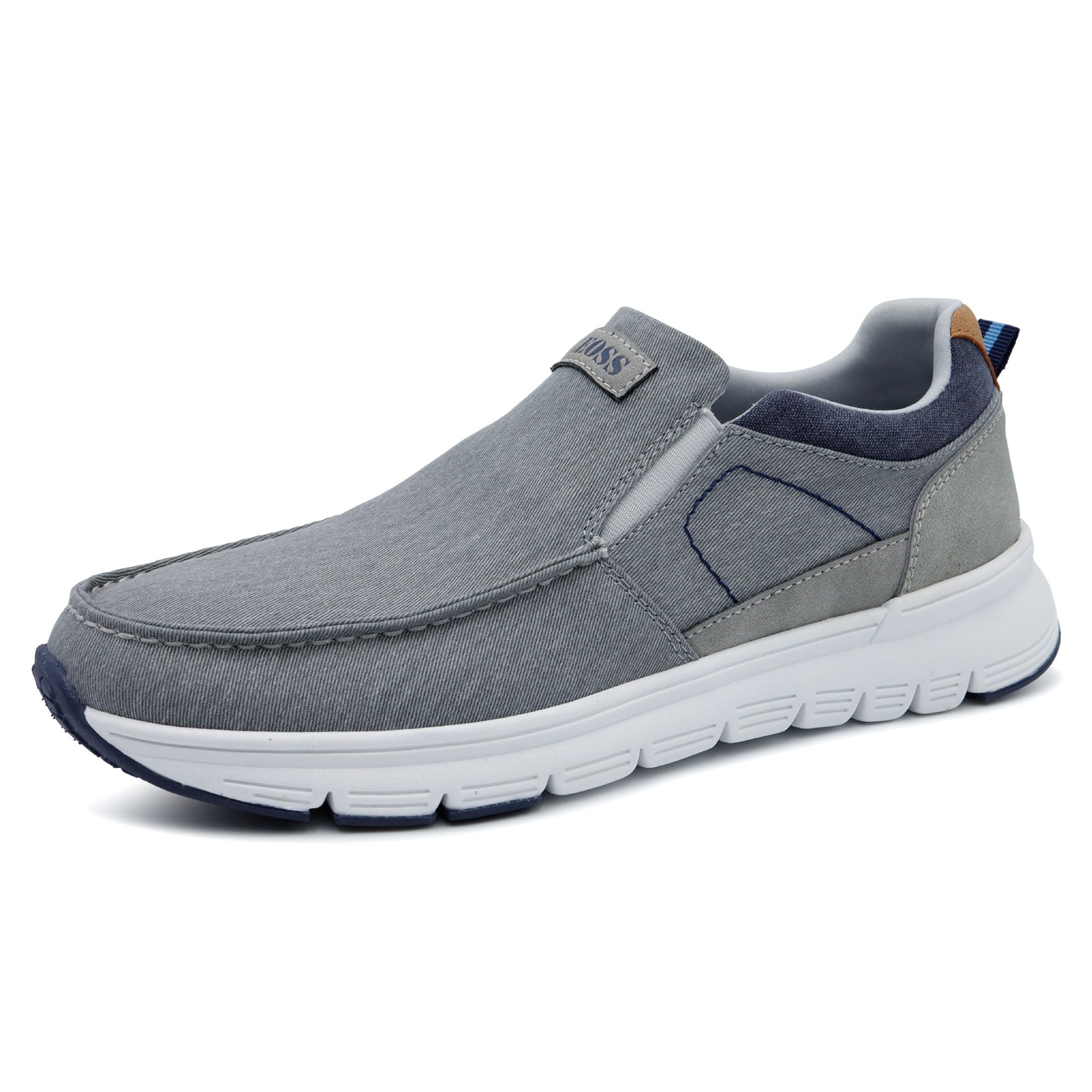 LEOSS ORIGINAL Zapatillas de Hombre Casual Transpirables con Elásticos Slip On Casual Zapatos Ligero Transpirables Zapatos