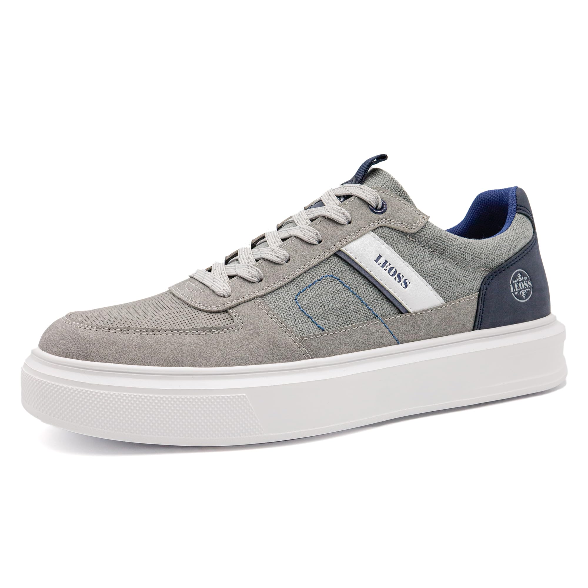 LEOSS ORIGINAL Zapatillas de Hombre Zapatos con Cordones Casual Transpirables