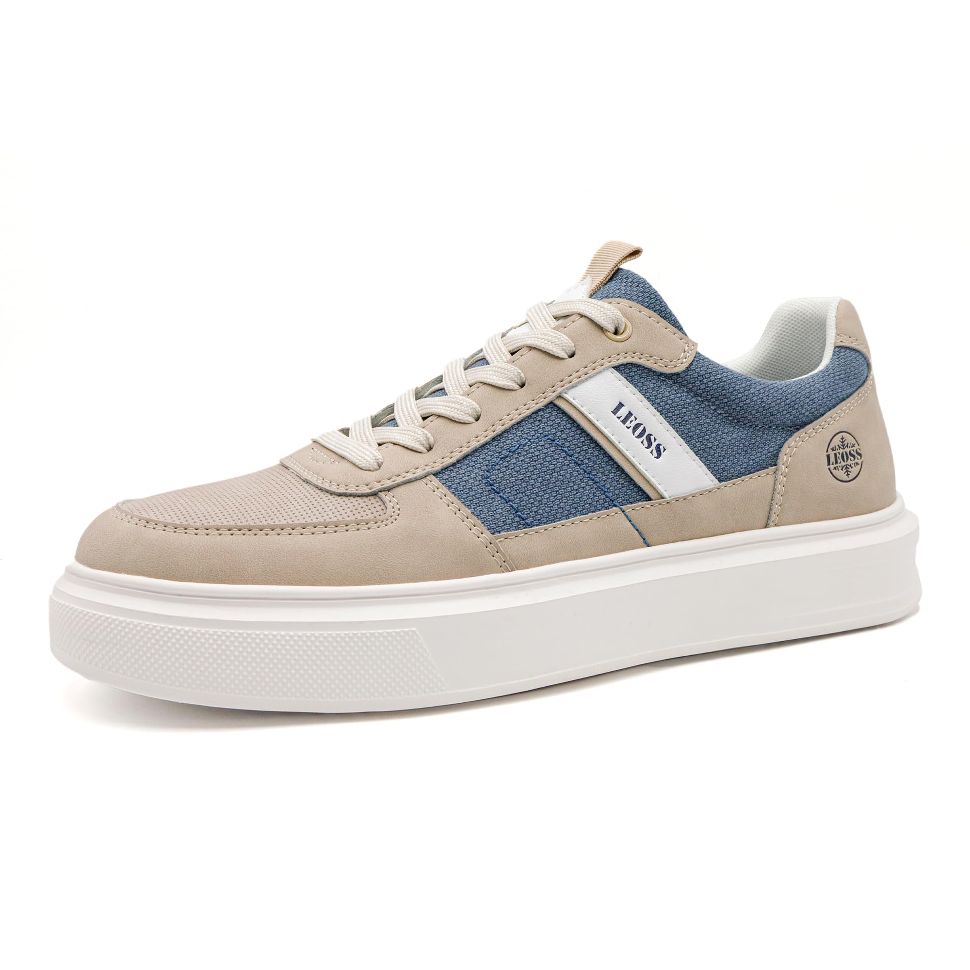LEOSS ORIGINAL Zapatillas de Hombre Zapatos con Cordones Casual Transpirables