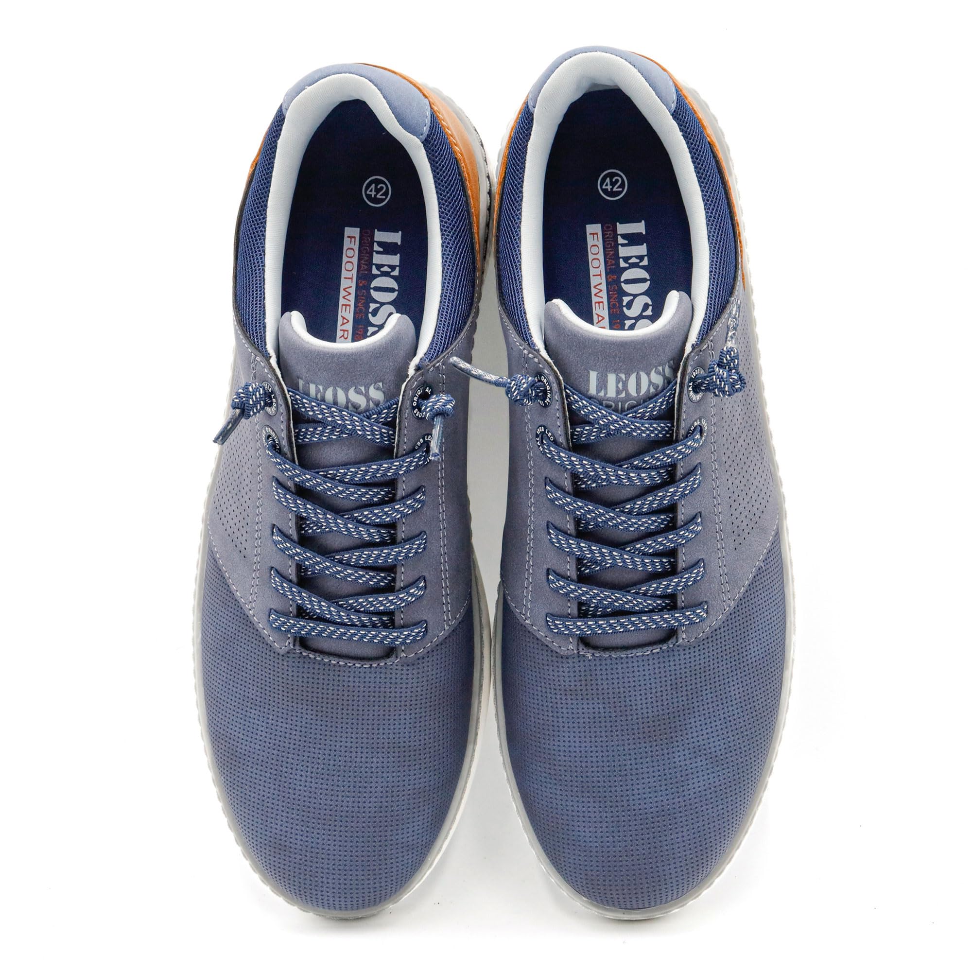 LEOSS ORIGINAL Zapatillas Hombre Zapatillas Deportivas Casual Deportivas con Cordones Transpirable e Casual