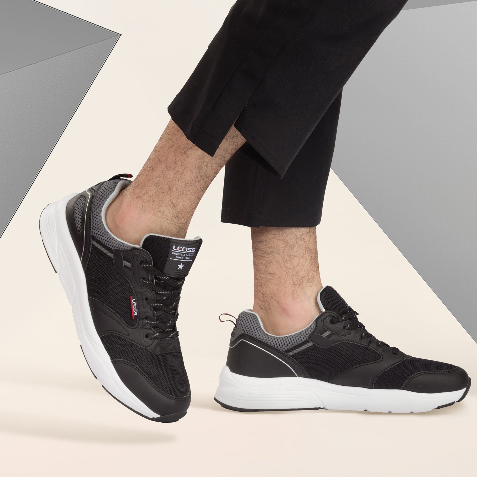 LEOSS Sneakers Uomo Scarpe da Ginnastica Sportive Casual Running Fitness MLE250480