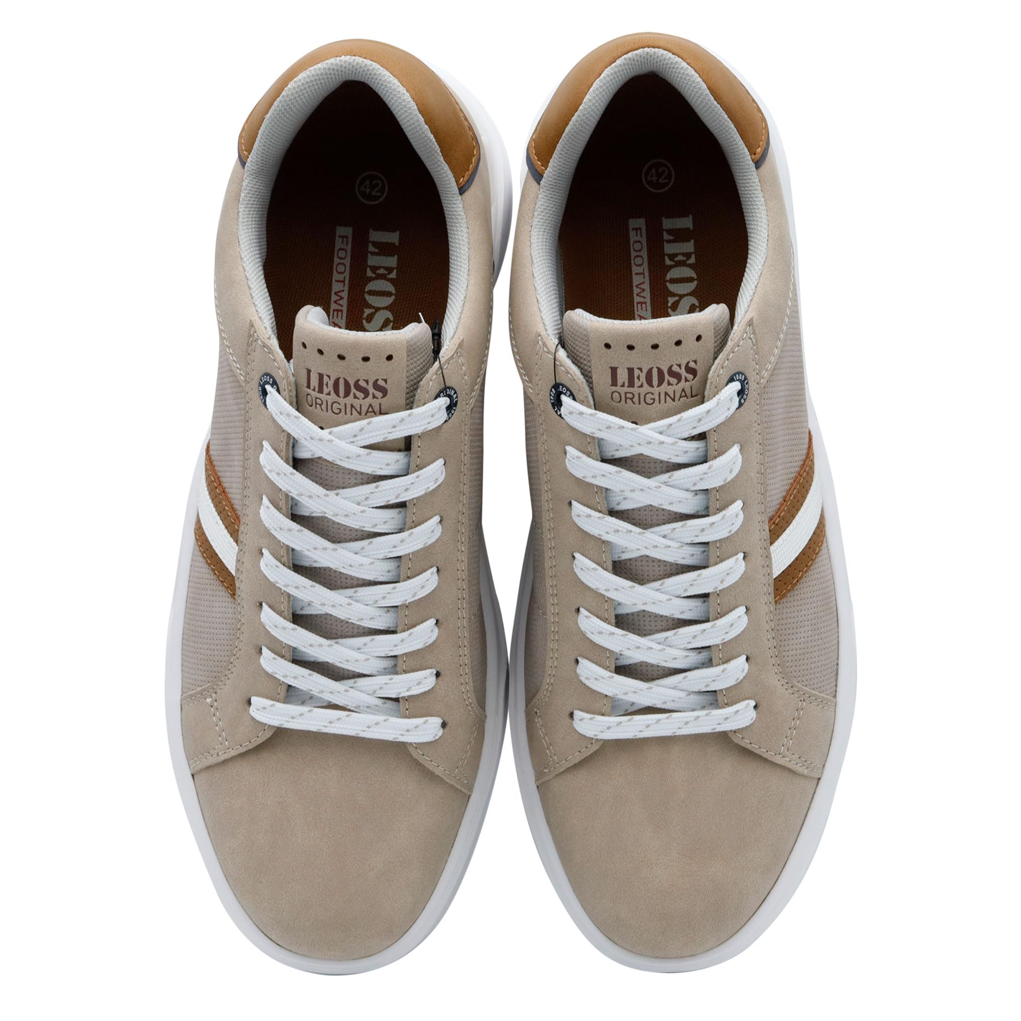 LEOSS - Zapatillas de deporte para hombre, transpirables, ligeras, zapatillas de fitness
