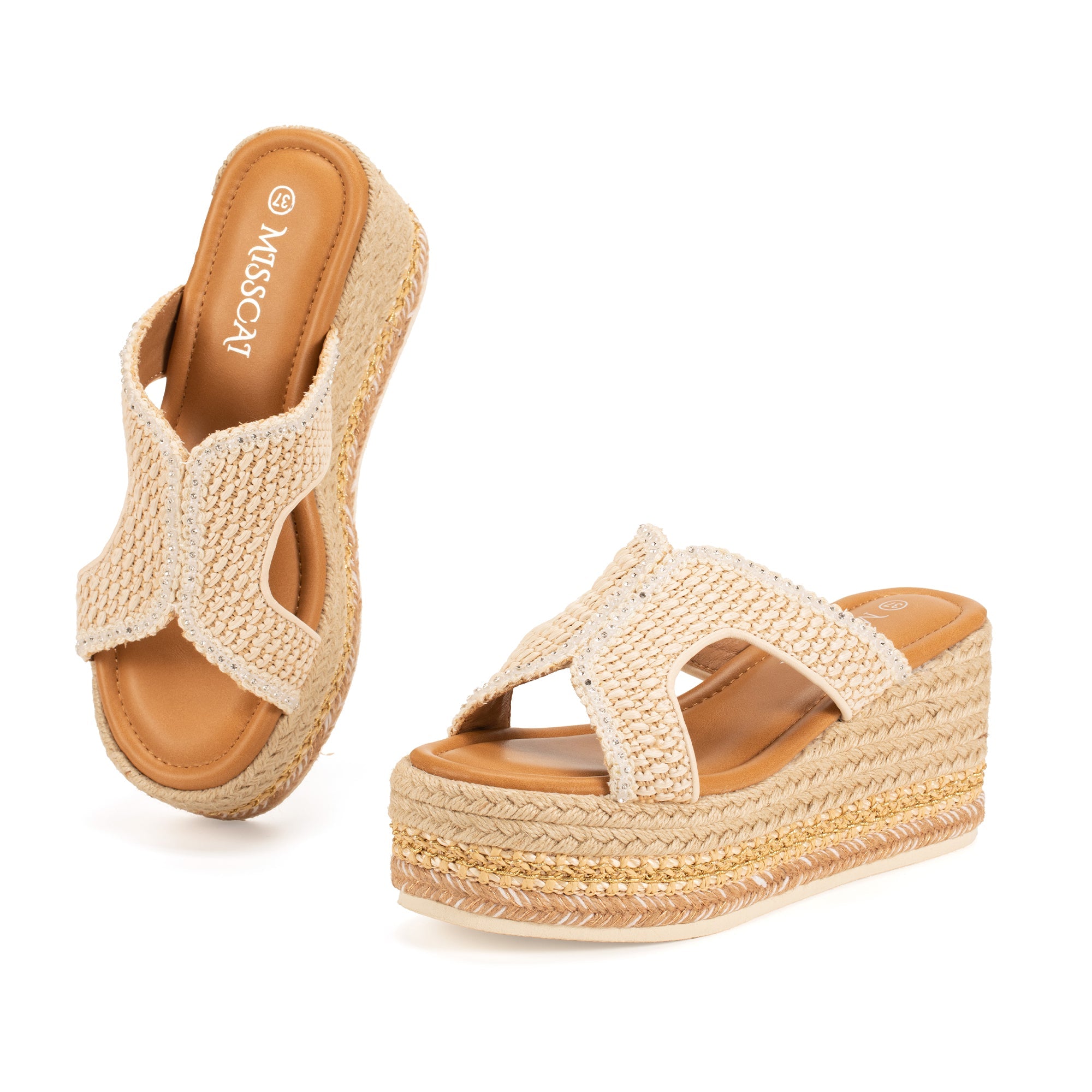 MISSCAI Ciabatte da Spiaggia Estive da Donna Suola in EVA Antiscivolo Morbida WWC250142