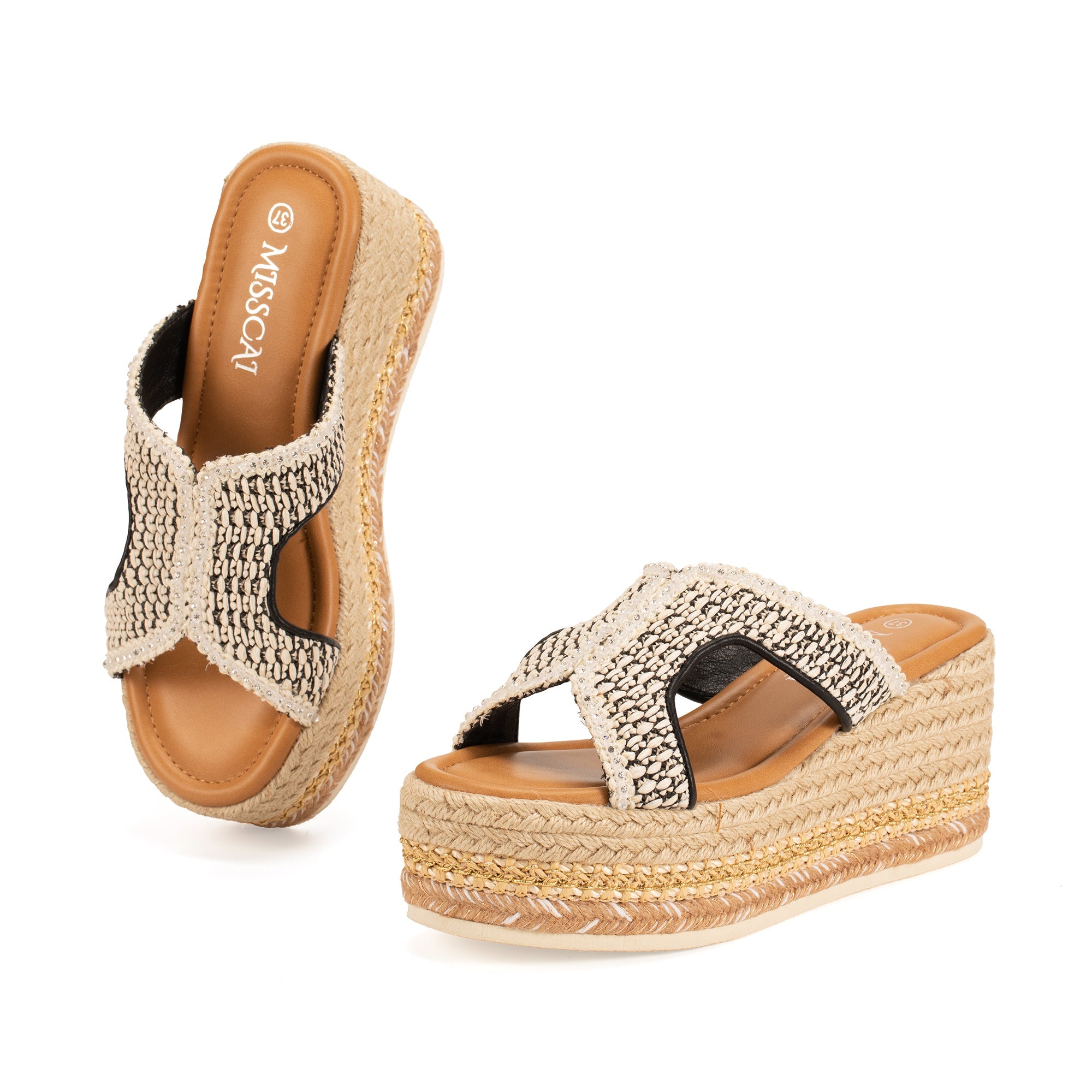 MISSCAI Ciabatte da Spiaggia Estive da Donna Suola in EVA Antiscivolo Morbida WWC250142