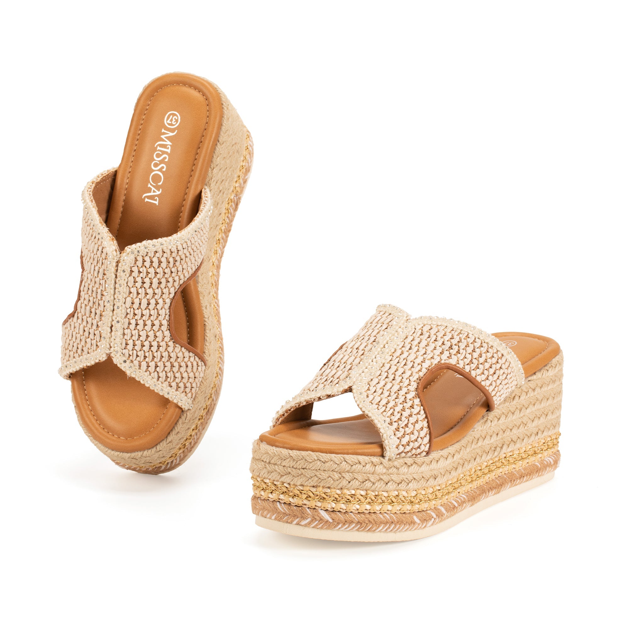 MISSCAI Ciabatte da Spiaggia Estive da Donna Suola in EVA Antiscivolo Morbida WWC250142
