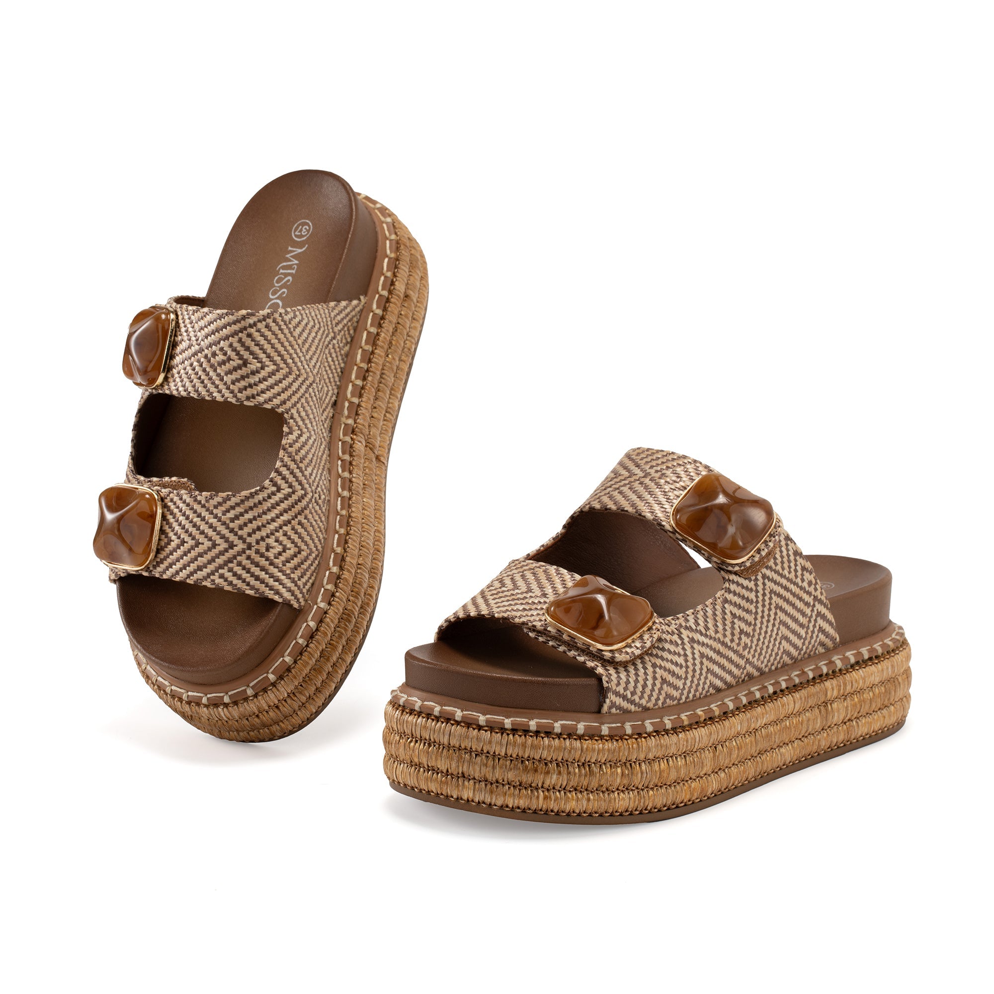 MISSCAI Ciabatte da Spiaggia Estive da Donna WTC250639