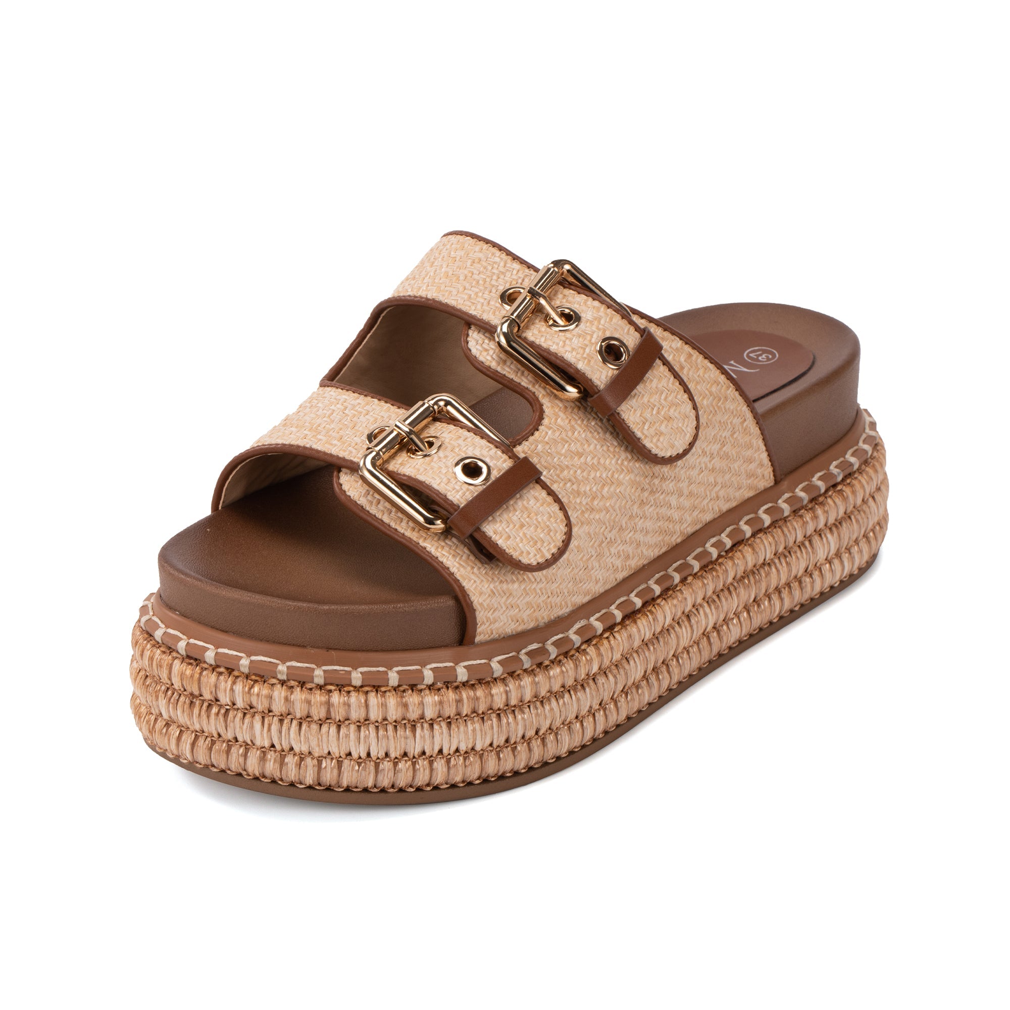 MISSCAI Ciabatte Estive da Donna con Fondo Spesso Comode Pantofole da Spiaggia Casual Antiscivolo WTC250637