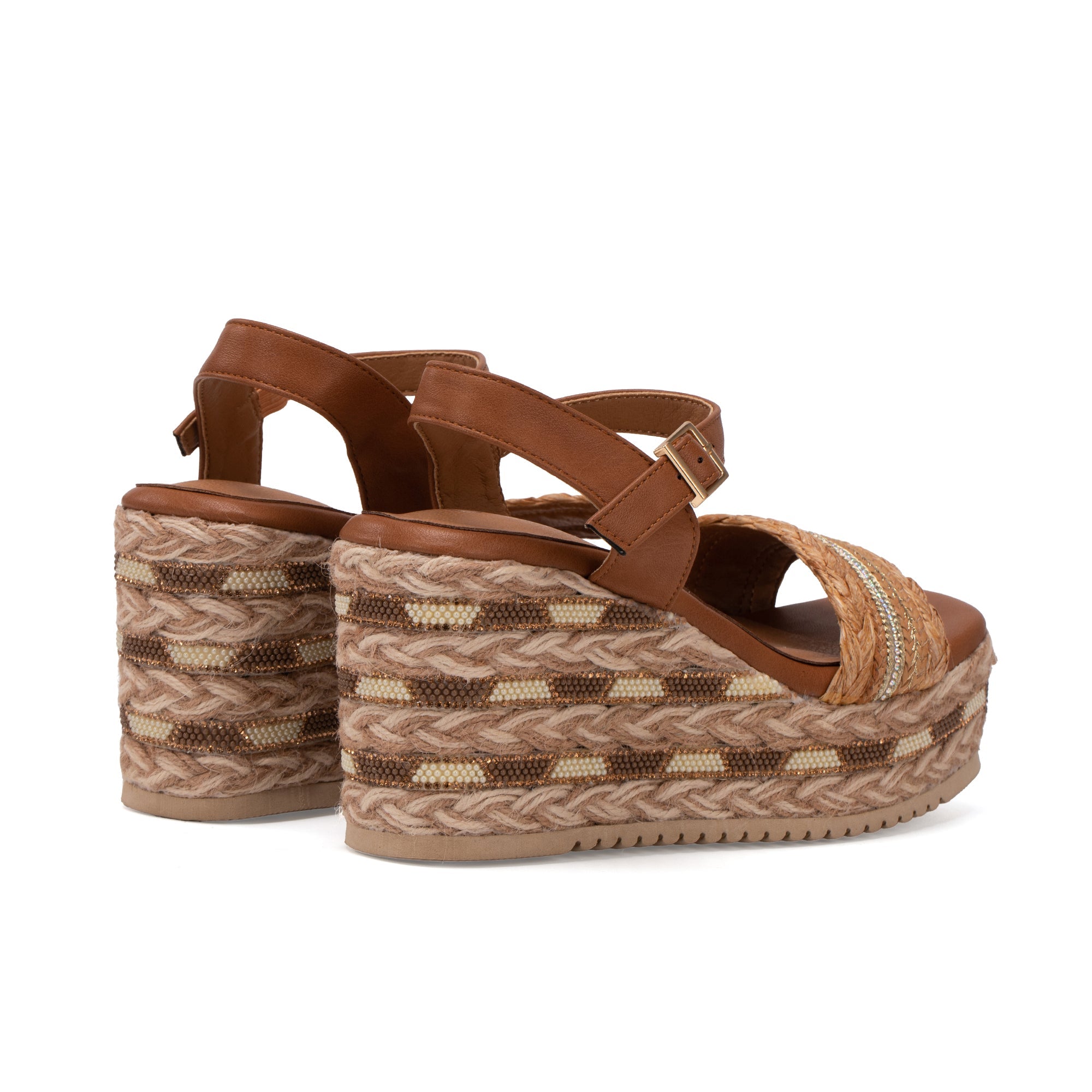 MISSCAI Sandali Estivi da Donna con Zeppa Suola in Gomma EVA Leggera e Morbida WWS250140