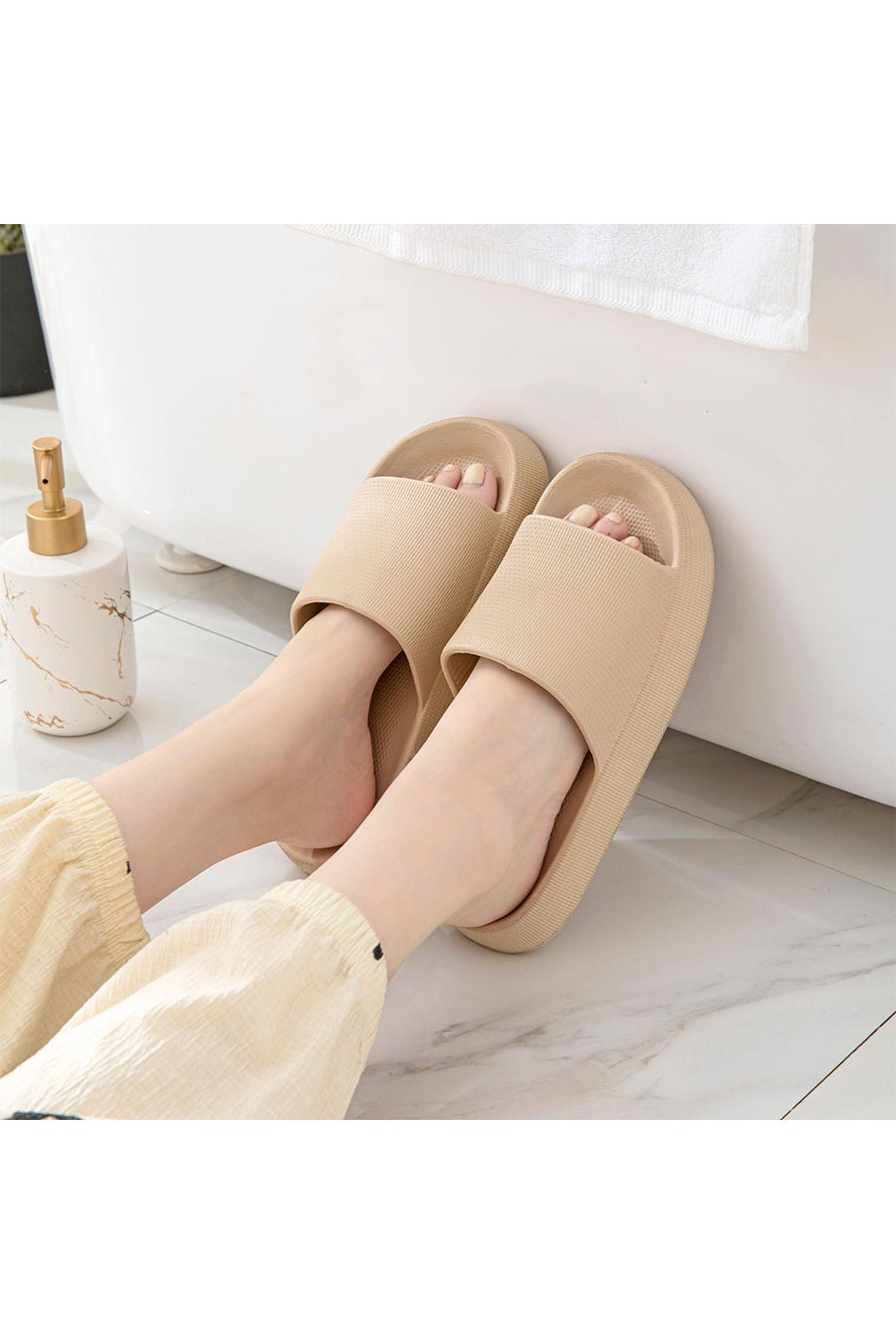 JOMIX Ciabatte Estive Donna Pantofole Gomma EVA Morbido da Mare Spiaggia Piscina Scarpe Doccia Slip on da Casa X016