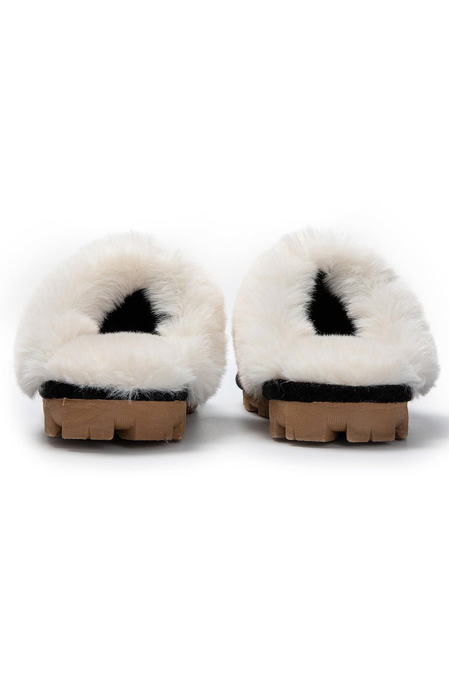 JOMIX Pantofole Donna Invernali Ciabatte Donna Inverno da Casa Pelliccia Soffice Pantofole Pelose Calde MD8504