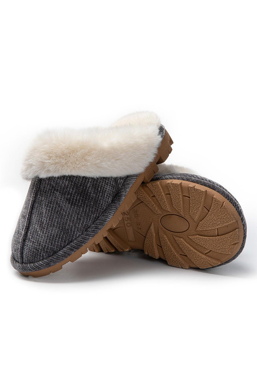 JOMIX Pantofole Donna Invernali Ciabatte Donna Inverno da Casa Pelliccia Soffice Pantofole Pelose Calde MD8504