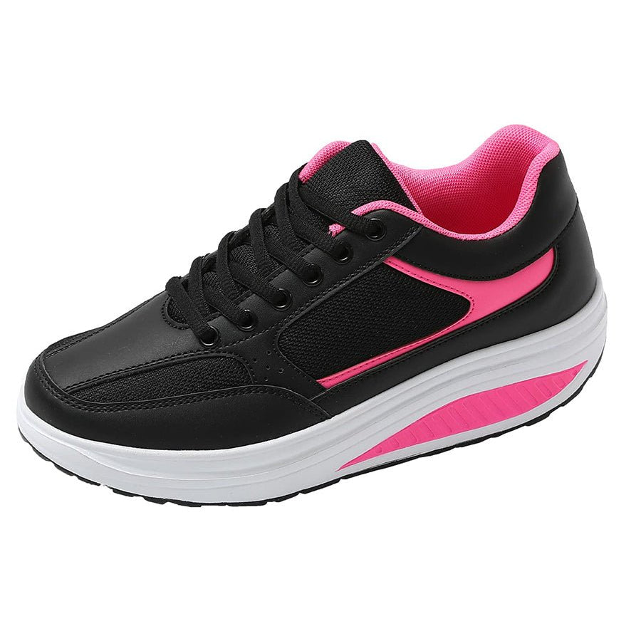 JOMIX Scarpe Basculanti Donna Scarpe Dimagranti Fitness Camminata Passeggio Ginnastica Chiusura a Lacci SD1618