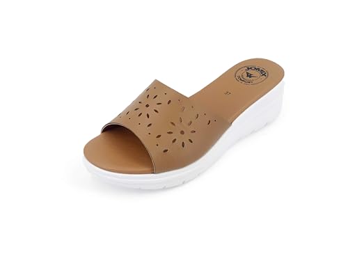 JOMIX Ciabatte Donna Estive Anatomiche Pantofole Zeppa Comode da Casa Made in Italy