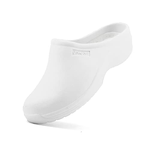 JOMIX Herren Clogs Gartenschuhe Krankenhaus Küche Sanitär Clogs Anti-Rutsch Gummi Arbeitsschuhe