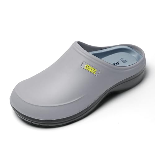JOMIX Clogs Herren Pantoletten Sommer Gartenschuhe Leichte Medizinische Arbeitsschuhe kochschuhe Rutschfest Gummi Gartenclogs Elegant Sanitär Hausschuhe Leichte EVA Slipper