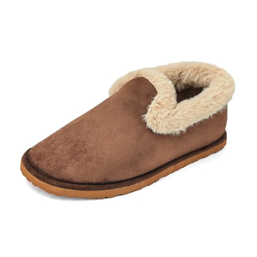 JOMIX Winter Hausschuhe Damen Plüsch Gefütterte Pantoffeln Ultra Warme Hüttenschuhe Bequeme Puschen Indoor