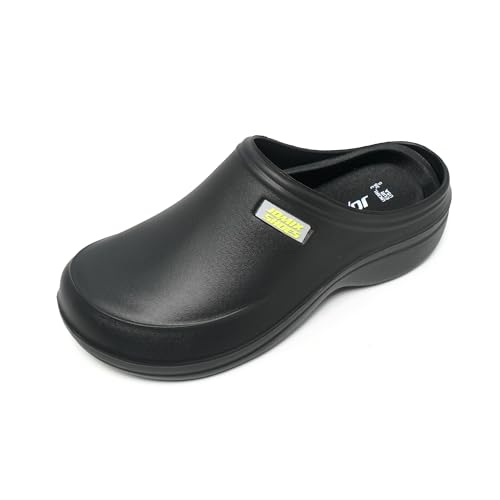 JOMIX Clogs Damen mit Fußbett Pantoletten Berufsschuhe Orthopädische Kochschuhe Bequeme Sanitär-Clogs Medizinische Gartenschuhe Gesundheitsschuhe