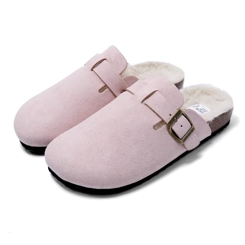 JOMIX Sabot Donna Eleganti Punta Chiusa Sottopiede Peloso