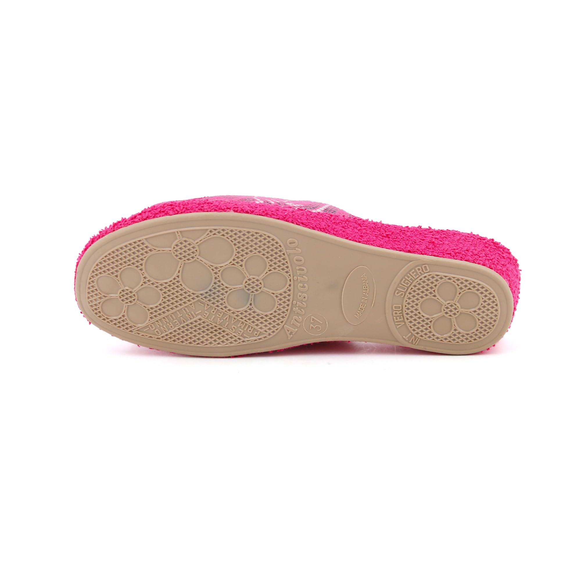 3Rose Chanclas de mujer de rizo con cuña interior de corcho y elástico