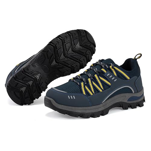 JOMIX Trekkingschuhe Damen Leichte Hiking Schuhe für Wandern Trekking Bergsteigen Atmungsaktiv Rutschfest Komfortabel und Robuste Damen Wanderschuhe