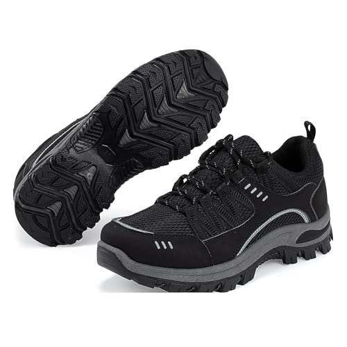 JOMIX Trekkingschuhe Damen Leichte Hiking Schuhe für Wandern Trekking Bergsteigen Atmungsaktiv Rutschfest Komfortabel und Robuste Damen Wanderschuhe