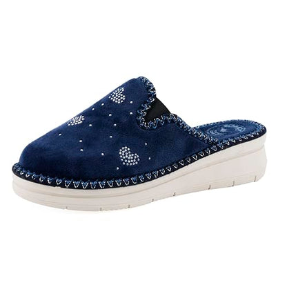 JOMIX Pantofole Donna Inverno Casa Comode Calde Pelose Made in Italy ITD2165-ITD2166