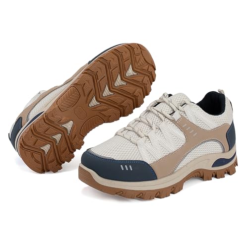 JOMIX Trekkingschuhe Damen Leichte Hiking Schuhe für Wandern Trekking Bergsteigen Atmungsaktiv Rutschfest Komfortabel und Robuste Damen Wanderschuhe