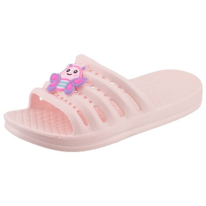 JOMIX Kinder Schlappen Jungen und Mädchen Sommer Bunte Dinosaurier Sandalen Weiche Badelatschen Badeschlappen Schwimmbad Meer Strand