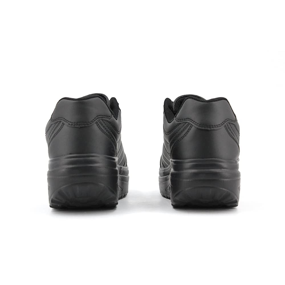 JOMIX Unisex Sneaker Plateau Sportschuhe Turnschuhe Laufschuhe Bequeme Abrollsohle Anti-Rutsch Wippschuhe Abrollschuhe Fitness Gym Outdoor