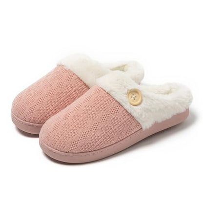 JOMIX Pantofole Invernali da Donna Imbottite Calde Pelose