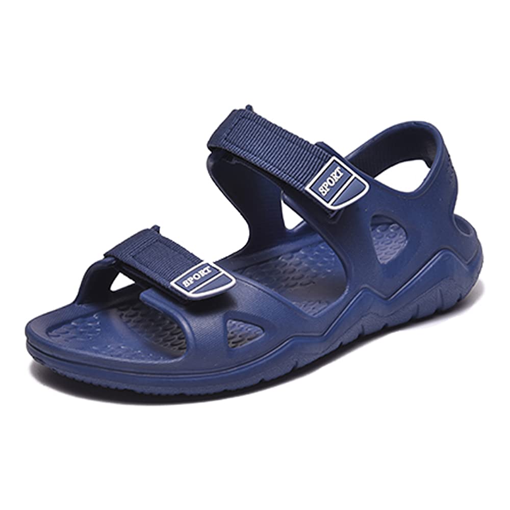 JOMIX Athletische Sandalen Herren Klettverschluss Sommer Rutschfest Flach Wandersandalen Outdoor Strand Reisen Trekking Wander