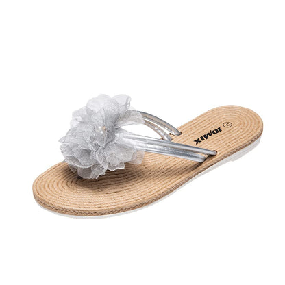 JOMIX Sommer Sandalen Keilabsatz Flip Flops Damen Elegant Zehentrenner Damen Glitzer Strasssteine Sandaletten Weiche Fußbett Pool Meer Strand Outdoor