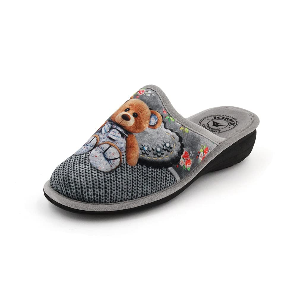 JOMIX Ciabatte Donna Invernali Anatomiche Punta Chiusa Pantofole Calde