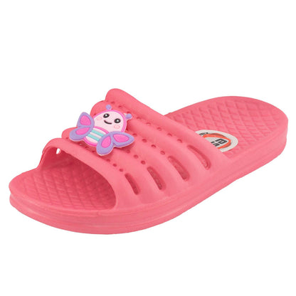 JOMIX Kinder Schlappen Jungen und Mädchen Sommer Bunte Dinosaurier Sandalen Weiche Badelatschen Badeschlappen Schwimmbad Meer Strand