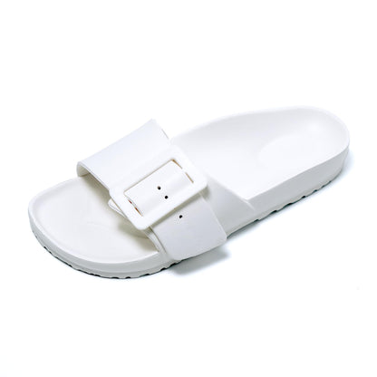 JOMIX Badeschuhe Damen Sommer Plateau Pantoletten EVA Badelatschen Leicht Sandalen für Strand