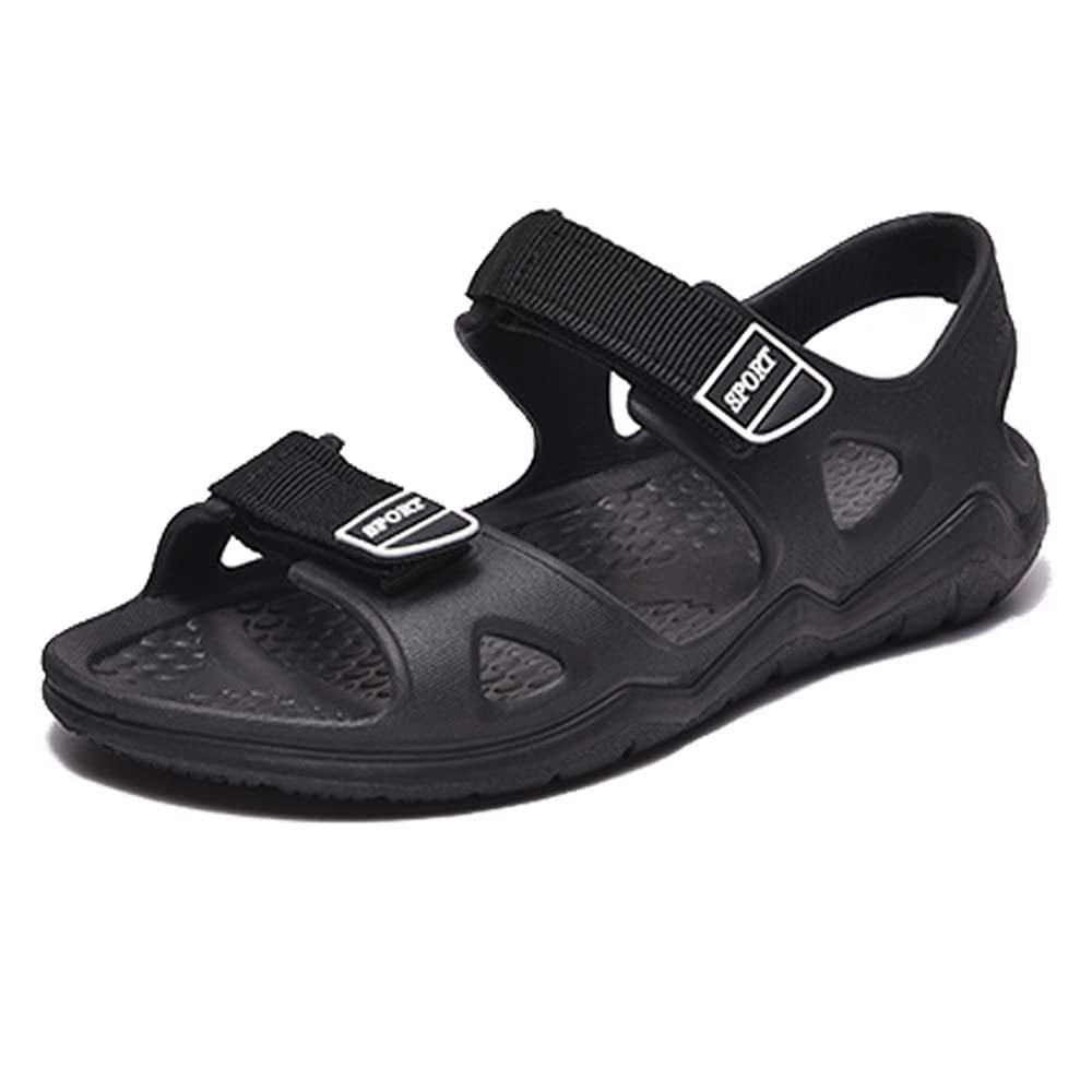 JOMIX Athletische Sandalen Herren Klettverschluss Sommer Rutschfest Flach Wandersandalen Outdoor Strand Reisen Trekking Wander