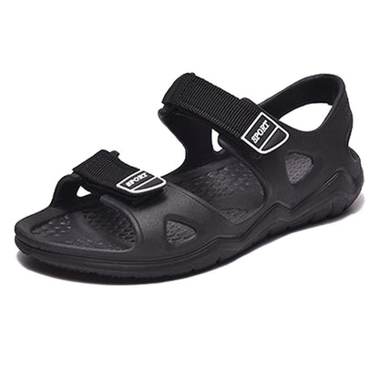 JOMIX Athletische Sandalen Herren Klettverschluss Sommer Rutschfest Flach Wandersandalen Outdoor Strand Reisen Trekking Wander