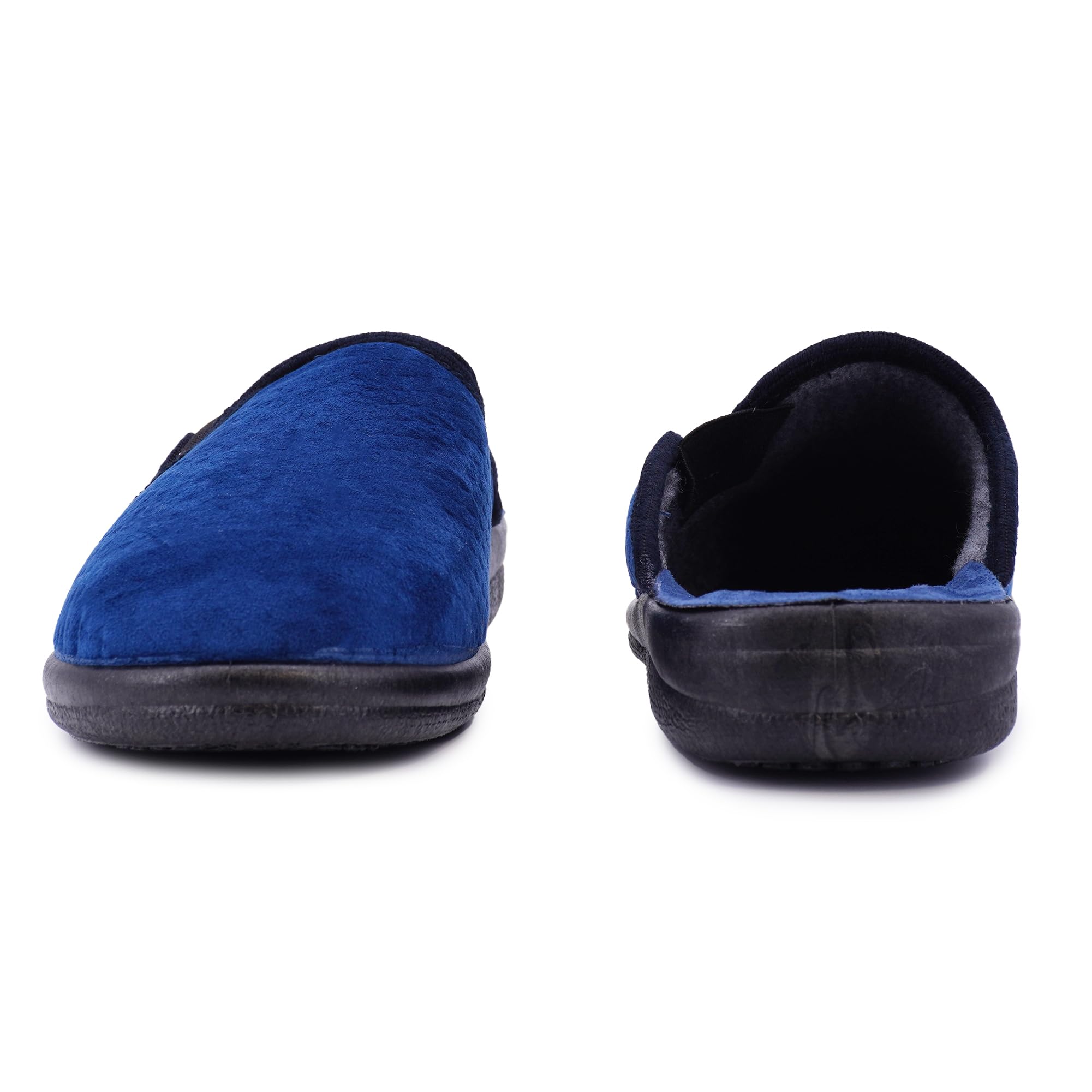 JOMIX Herren Hausschuhe Winter Komfort Warme Pantoffeln Rutschfeste Hausschuhe für drinnen & draußen Mit rutschfeste Gummisohle