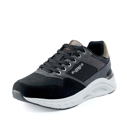 LEOSS ORIGINAL Zapatillas de deporte para hombre, zapatillas con cordones, zapatos de ciudad, zapatos de senderismo informales, zapatos de caminar de cuero deportivos