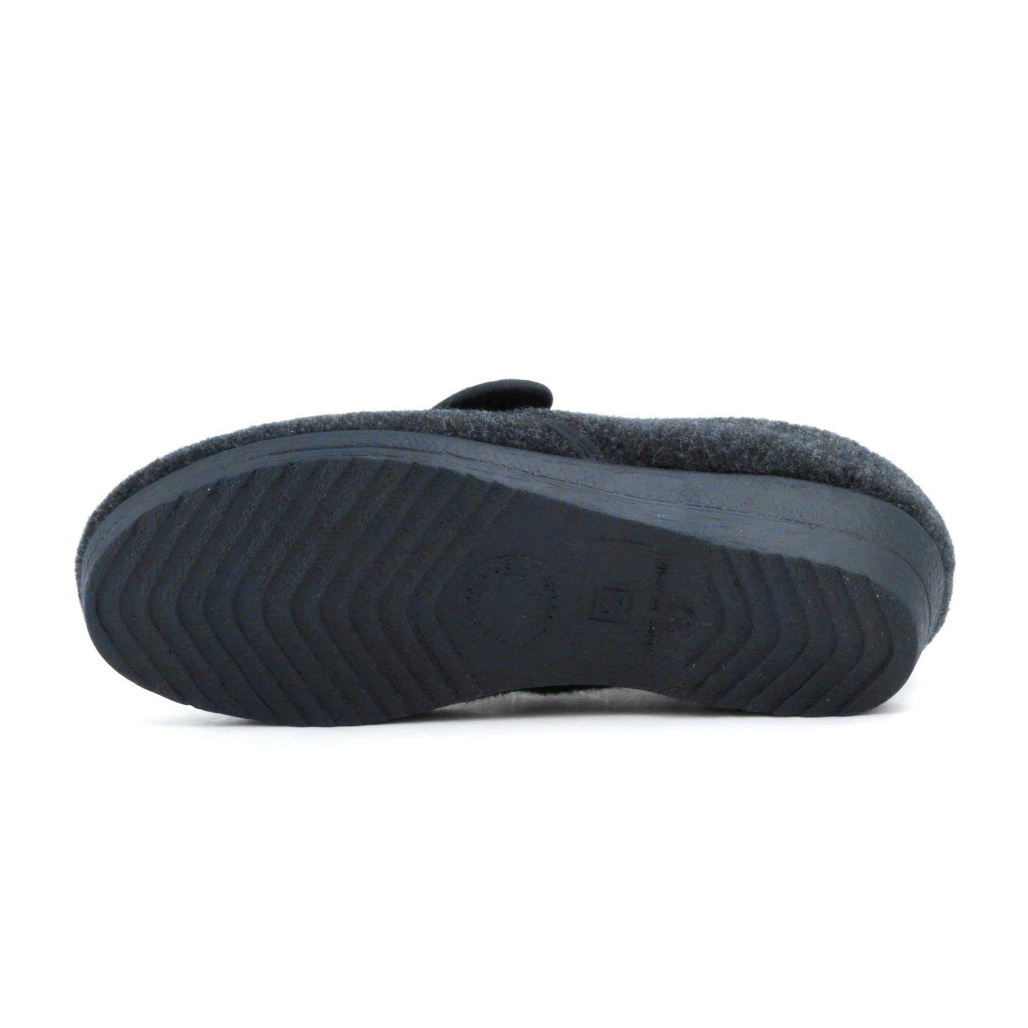 Hausschuhe für diabetiker und geschwollene Füße Damen Orthopädische Komfort Pantoffeln mit Klett Extra Weite Rutschfeste Sohle Warm Gefüttert mit Wollfilz