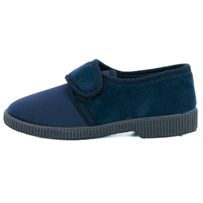 JOMIX Diabetiker Schuhe Damen Orthopädische Pantoffeln Senioren Hausschuhe mit Klettverschluss Leichte Atmungsaktiv Pantoletten mit Memory Foam Bequeme Slipper