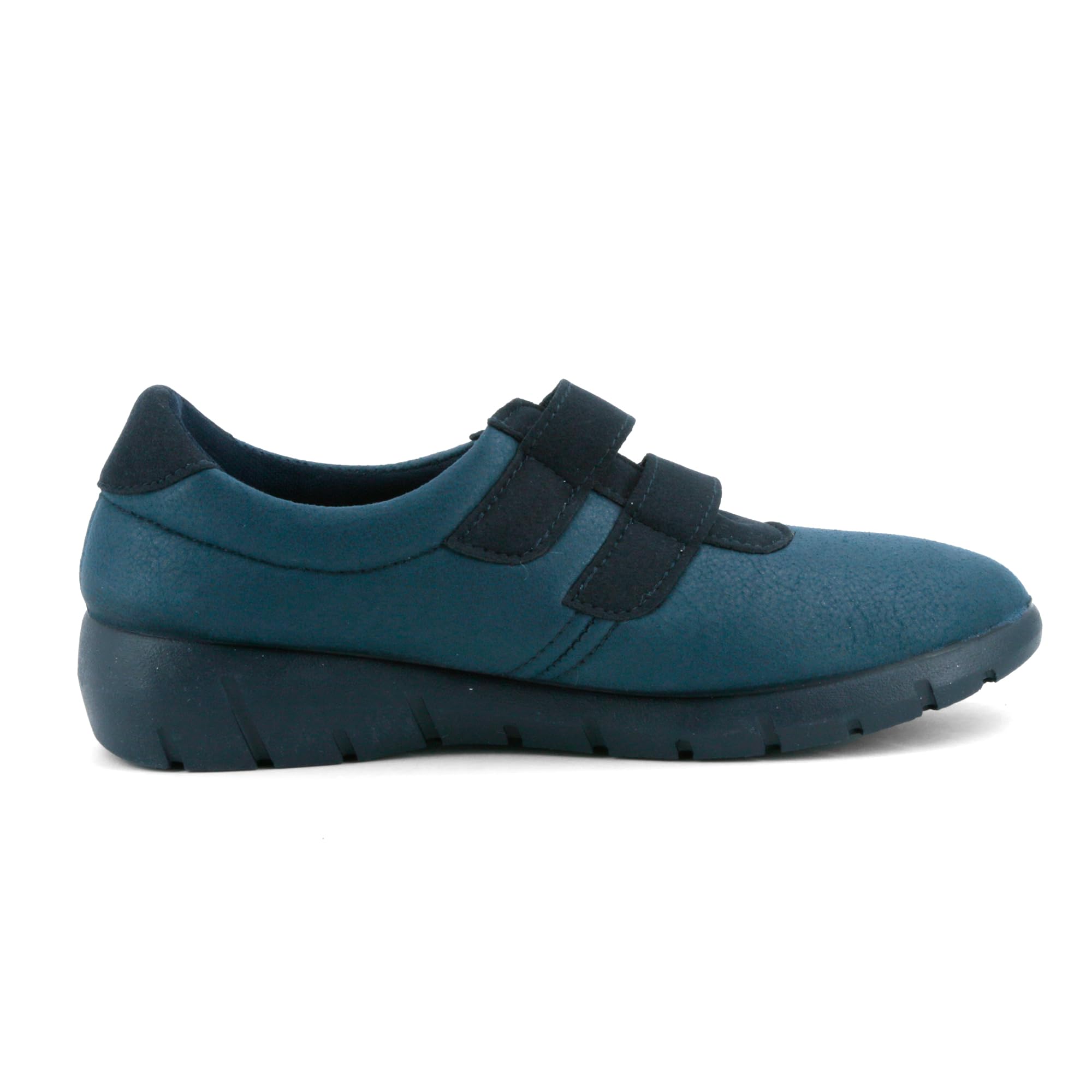 JOMIX Klettschuhe Damen Bequeme mit Doppel Klettverschluss Leichte Freizeitschuhe mit Rutschfester Keilsohle Orthopädische Schnürfrei Komfortschuhe für Alltag Pflege