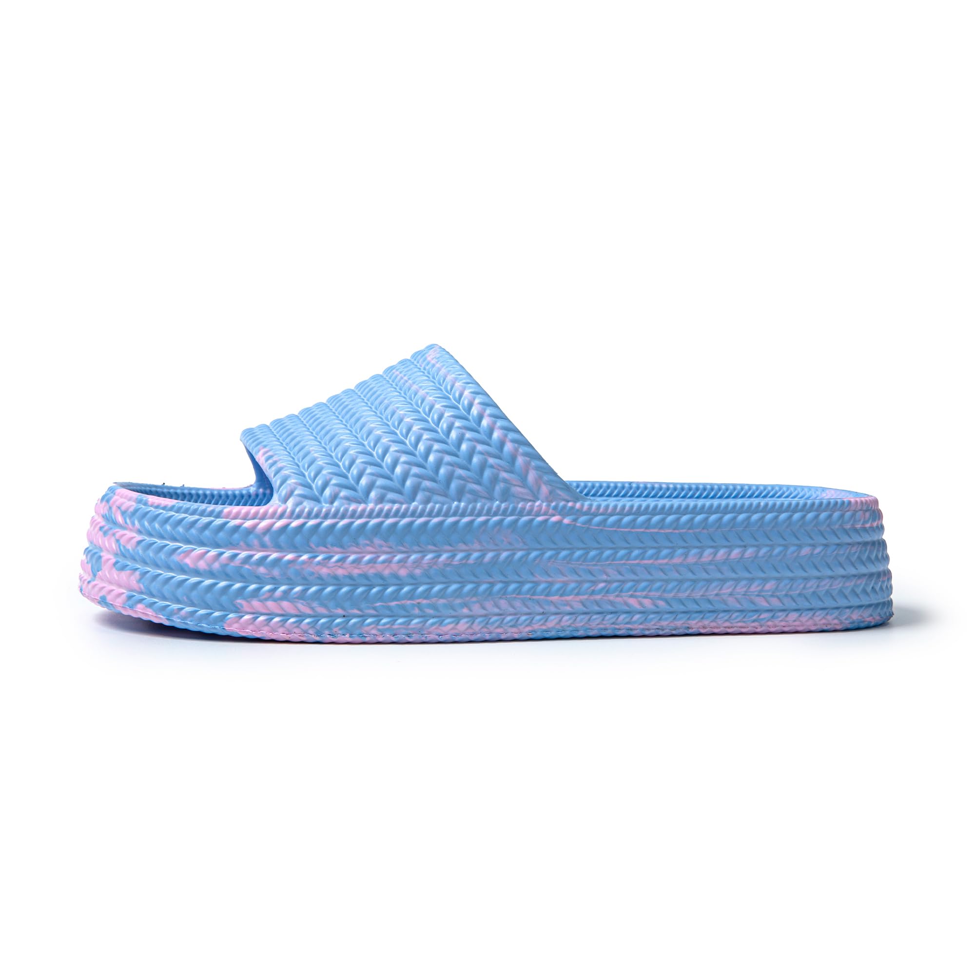JOMIX Badeschuhe Damen Sommer Cozy Slides Rutschfest Gummi Badelatschen Weich Pool Strand Schlappen Schwimmen Badeschlappen Pantoletten Slippers