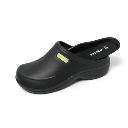 JOMIX Clogs Damen mit Fußbett Pantoletten Berufsschuhe Orthopädische Kochschuhe Bequeme Sanitär-Clogs Medizinische Gartenschuhe Gesundheitsschuhe