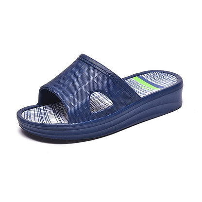 JOMIX Badeschuhe Damen Sommer Plateau Pantoletten EVA Badelatschen Leicht Sandalen für Strand