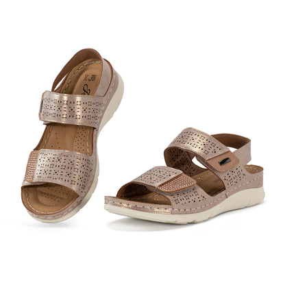 JOMIX Sandali Estive Casual da Donna Scarpa Morbida Scivolamento con Tomaia a Strappo WWS250186